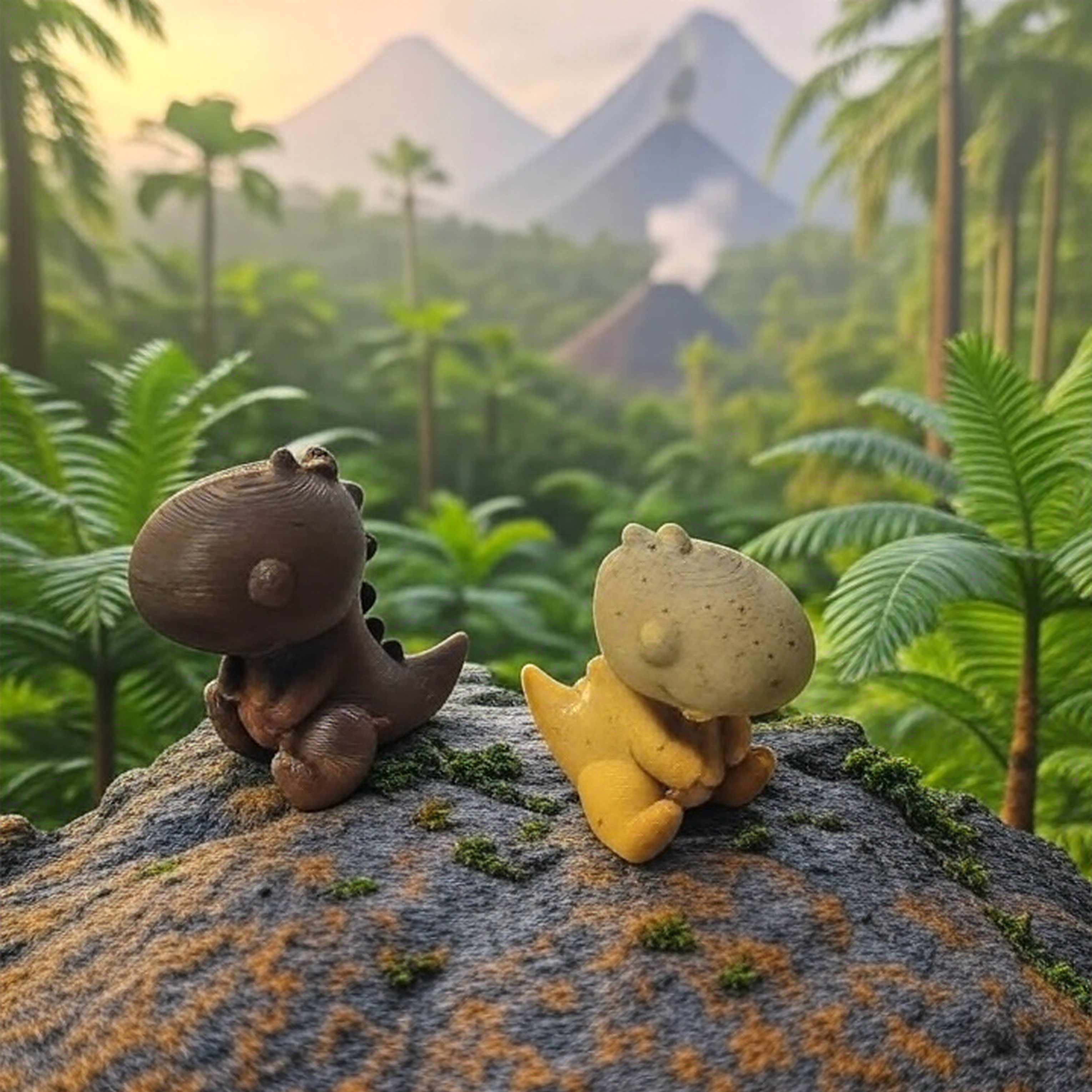 Colorful Baby T-Rex 3D Print