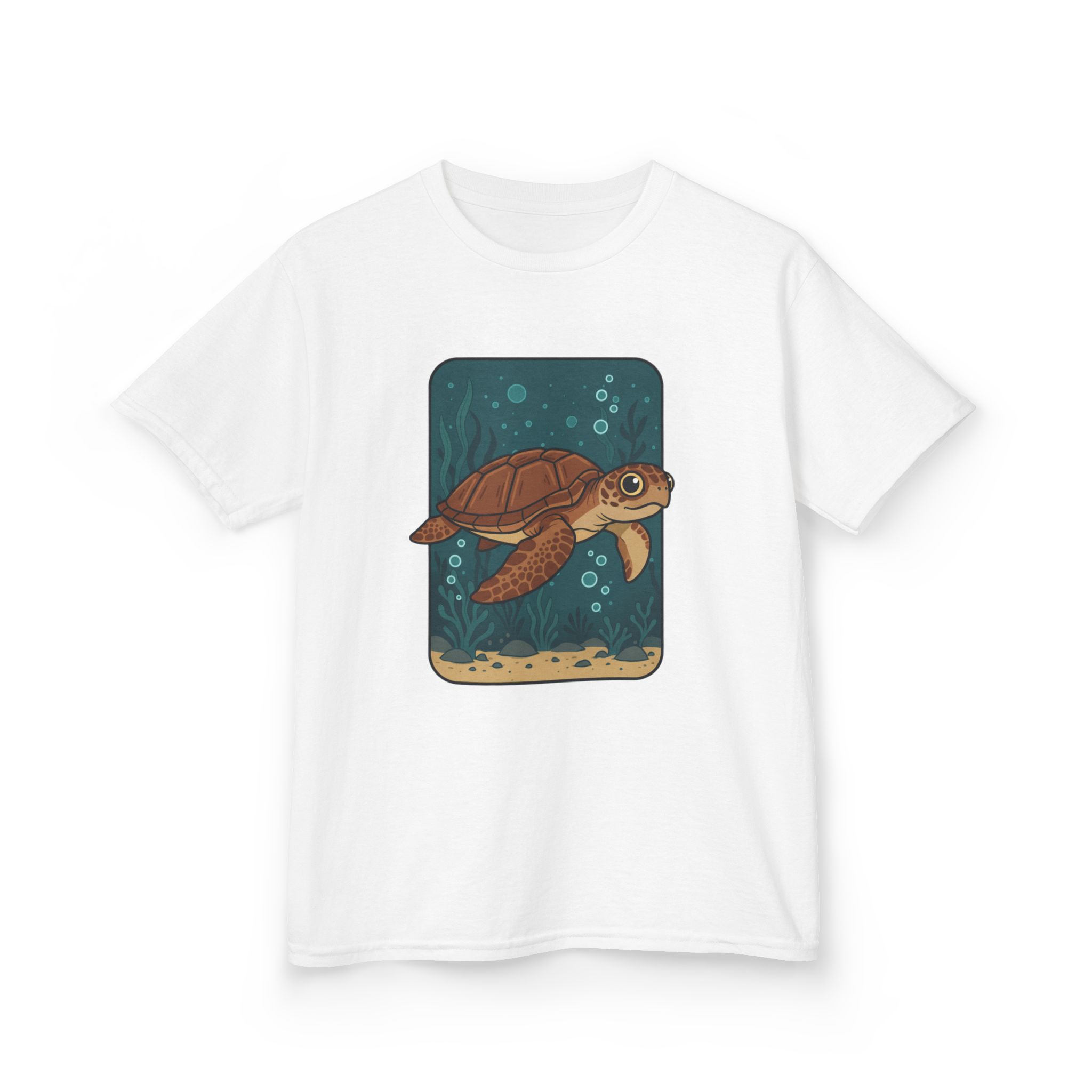 Adorable Sea Turtle Kids Tee – Heavy Cotton™