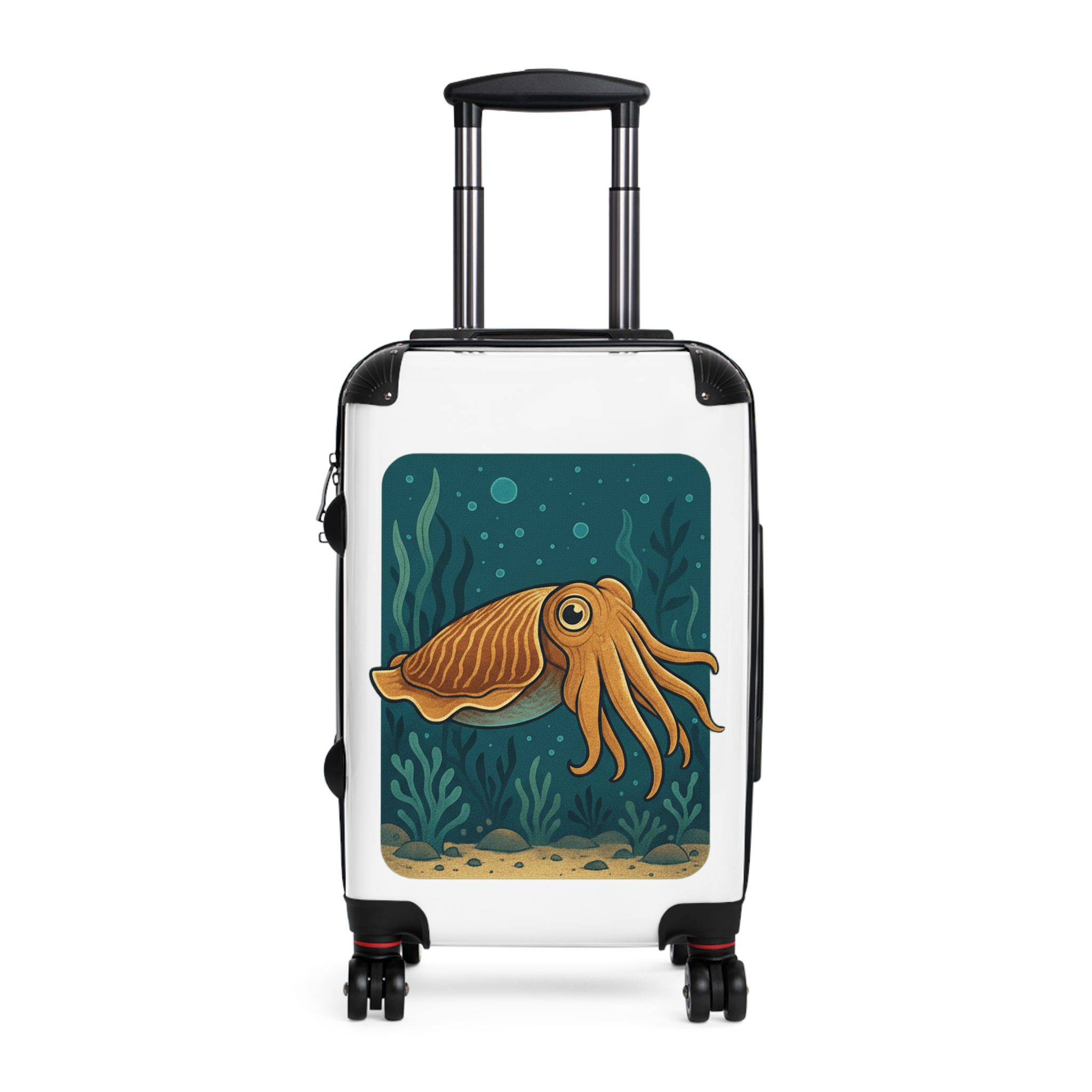 Travel Suitcase – Cuttlefish Ocean Theme
