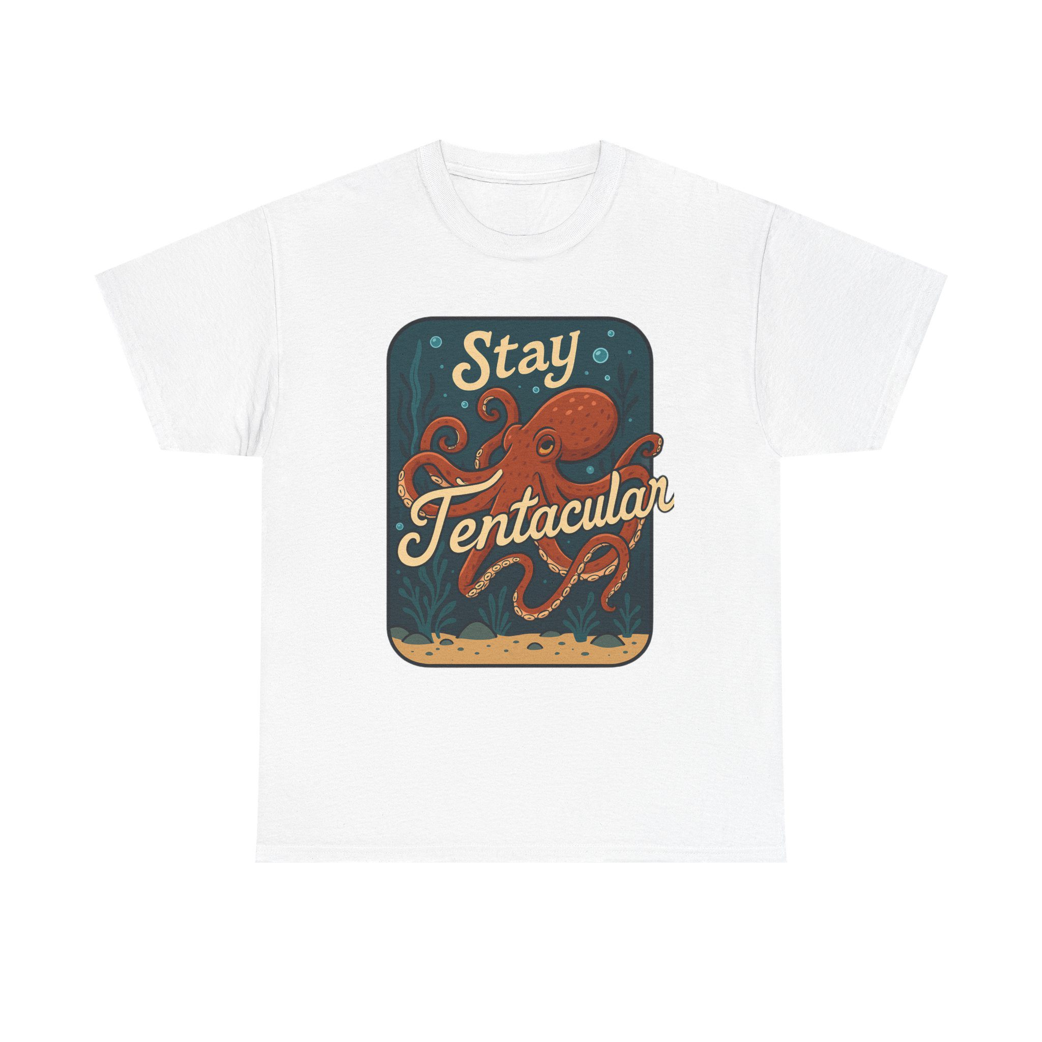 Stay Tentacular T-Shirt — Retro Octopus Graphic Tee